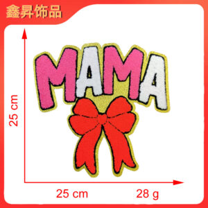 Heated hot melt glue*red*letter bow*bow nana*height 25*25cm