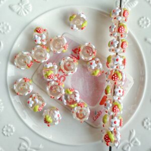 05 * white flower strawberry (luminous)