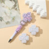 Wholesale 10pcs beaded pen bow four-leaf clover DIY cute beads
