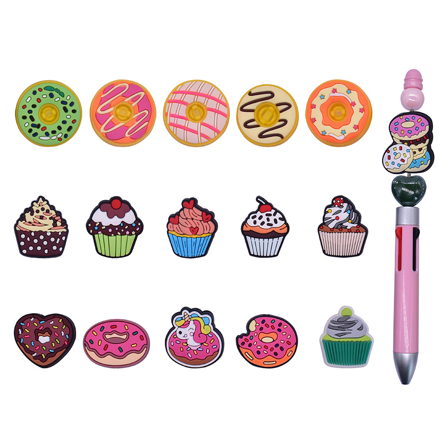 Wholesale Random Food Creative Ballint Pen Aessories Beads