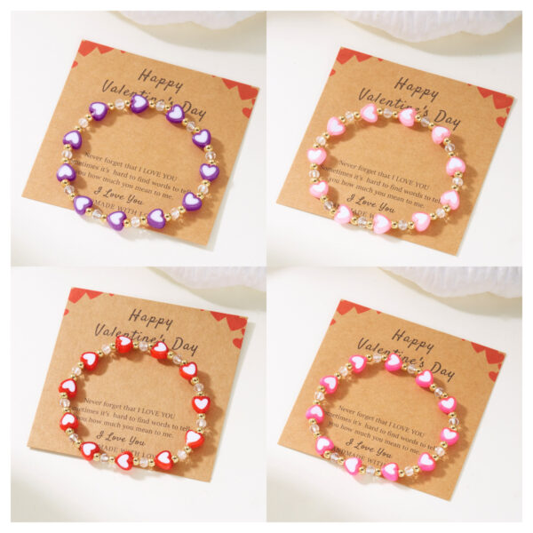O1CN01NGGIay1VUxRlQ7tWd_2212503332657-0-cib Wholesale Soft Ceramic Valentine's Day Multi Color Love Bracelet