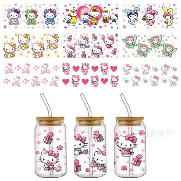 O1CN01NI00Jw1IlMZIeInq0_2216490590933-0-cib Wholesale Cute stereo UV DTF transfer crystal transparent stickers waterproof scratch resistant cartoon wholesale