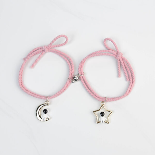 Wholesale Couple Bracelet Send Boyfriend Magnetic Suction Hand Rope Astronaut Bracelet
