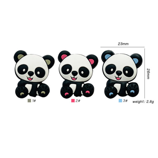 Wholesale colorful cartoon elephant animals 3D focal beads