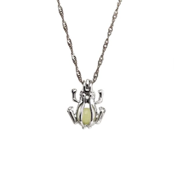 Wholesale Little Frog Luminous Necklace