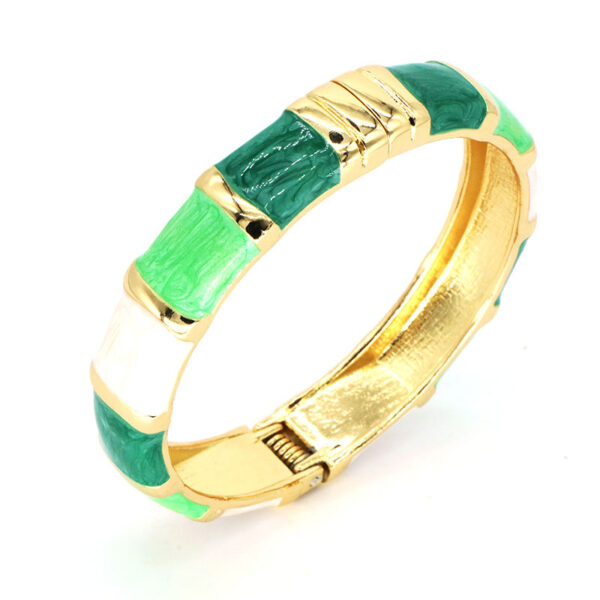 Wholesale personality colorful enamel oil-drop luxury bracelet