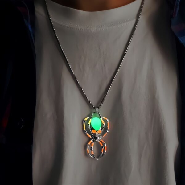 Wholesale Skull Night Light Necklace