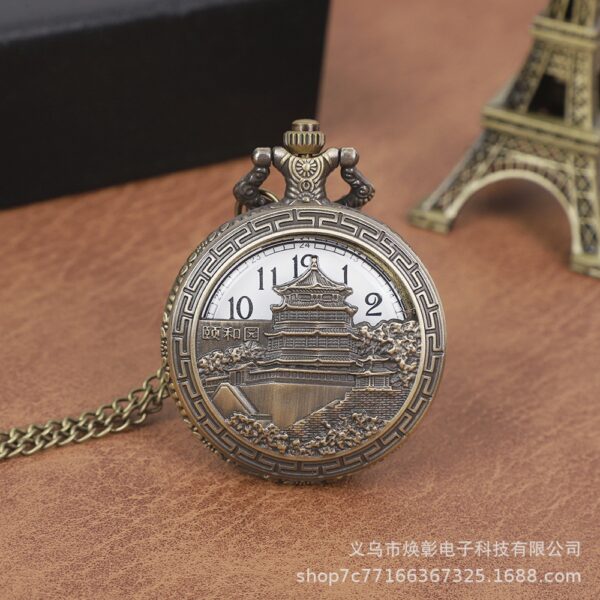 Wholesale Vintage Great Wall Tourist Souvenir Pocket Watch