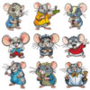 Wholesale Kidsren's Cartoon Animation Animal Cloth DIY Patches