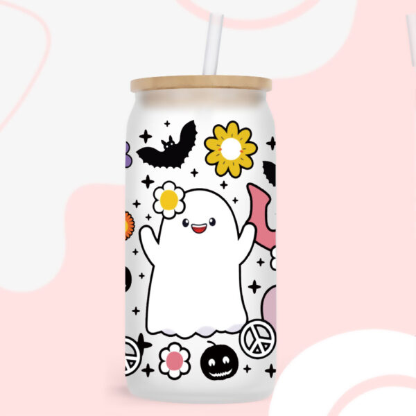 Wholesale Halloween 16oz Cup UV DTF Wraps