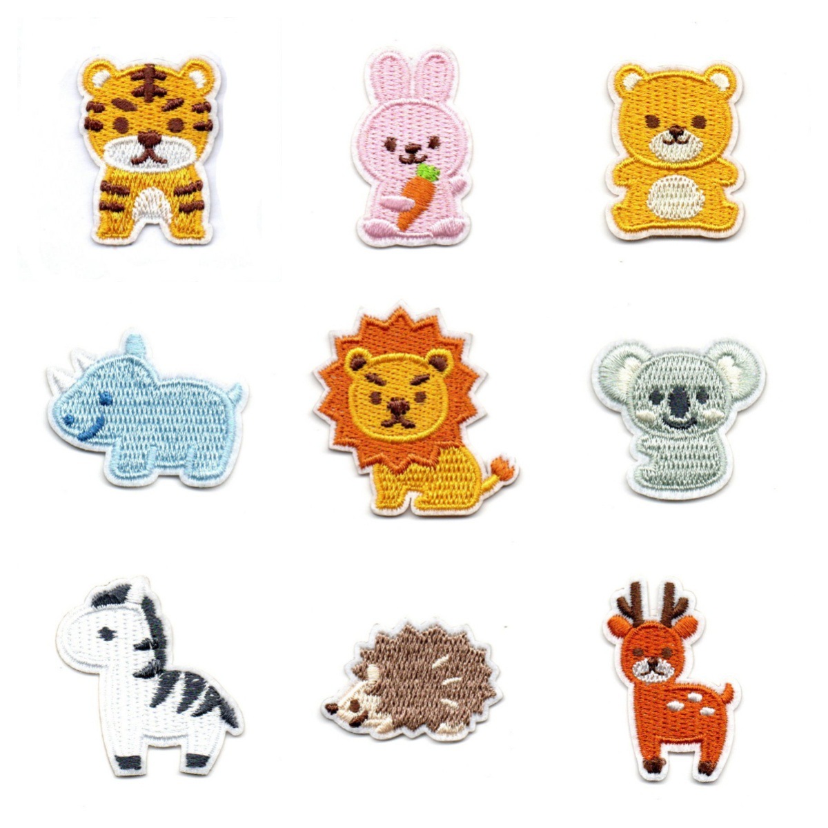 Wholesale Cartoon rabbit animal embroidery DIY Patches