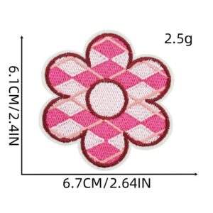 Flower cloth stickers 12#
