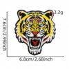 Wholesale Retro English Graiti Cloth Stickers Decorative Color Letters Travel Scenery Embroidered Zhang Zi Li Box Decal Ironing