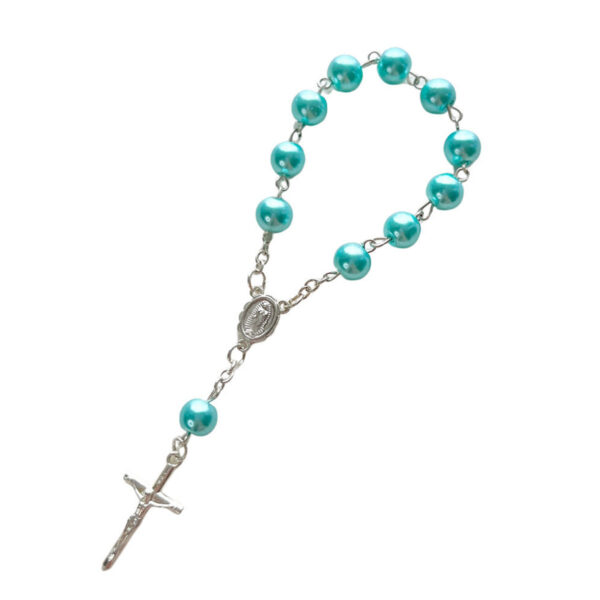 Wholesale Pearl baptismal communion gift, love cross, finger chain