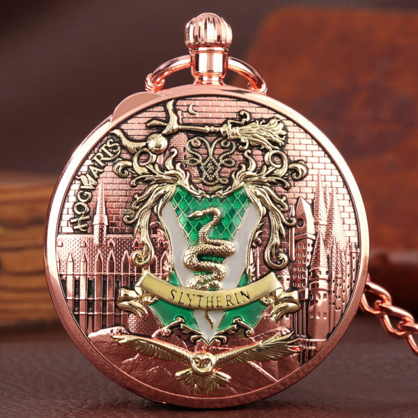 Wholesale Vintage Creative Broom Castle Music Octave Box Pocket Watch