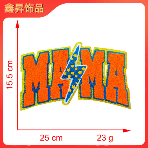 Wholesale Colorful Mother's Day Embroidery DIY Patches