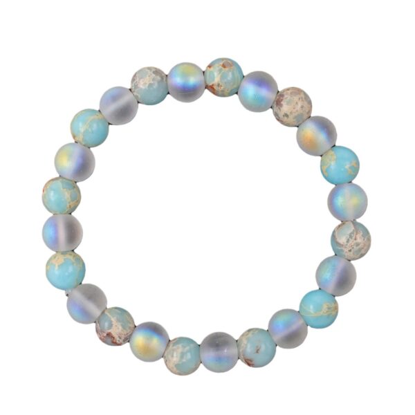 Wholesale Natural Stone Gradient Glass Bracelet