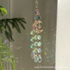 Wholesale colored diamond sun moon stars love wind chime