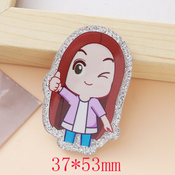 O1CN01NW7Nmt1M50RXqLDYH_2563411382-0-cib Wholesale Glitter Cartoon Girl DIY Acrylic Smudges and Sequins