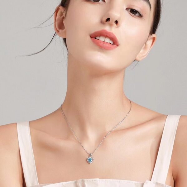 O1CN01NWPbzr2M1LT16Fb3X_2217242259767-0-cib Wholesale Ocean Heart Heart Pendant Necklace Valentine's Day