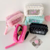 Wholesale Bow Plush Large Capacity Stationery Storage Bag