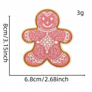 Pink christmas cloth sticker 3 #