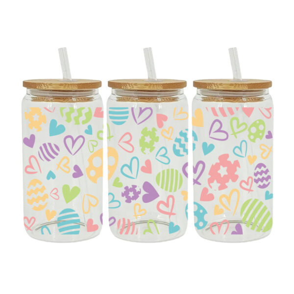 O1CN01NZmJQn2HYiBTKyGVr_1575589163-0-cib Wholesale Pink Cartoon Easter Bunny 16oz Cup UV DTF Wraps