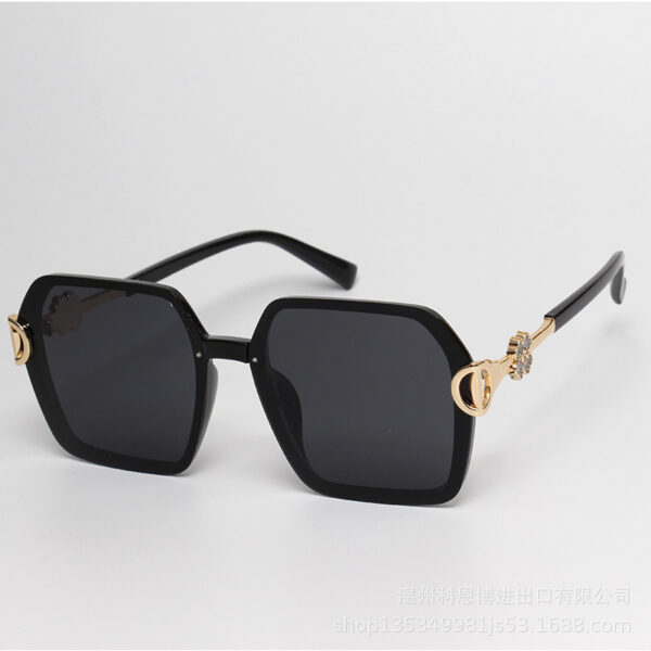 Wholesale Polarized Box Clover Diamond Sunglasses