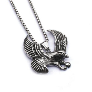 Eagle + stainless steel chain