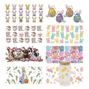 Wholesale UV Transfer Paste Glass Crystal Label Crystal Paste 16OZ UV DTF WRAPS