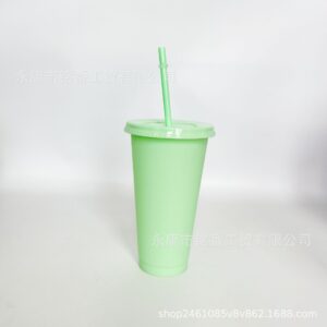 710ml straw cup#14 light green / 24OZ/710ML