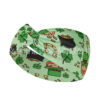 Wholesale St. Patrick's printed clover wide edge elastic headband