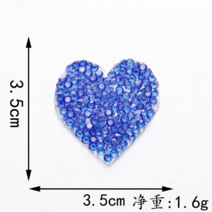 3.5*3.5cm*blue love*hot melt adhesive