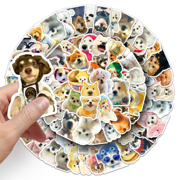 Wholesale cute dog cartoon stickers