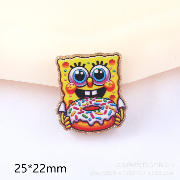 Wholesale 10pcs Cartoon Animal DIY Acrylic Beaded Crafts