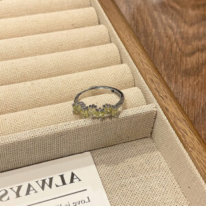 No. 13 [small row diamond opening ring]