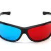 Wholesale 3D glasses red and blue glasses stereo glasses plastic