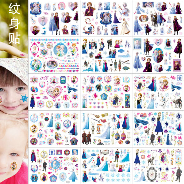 Wholesale Princess Children Tattoo Sticker Birthday Party