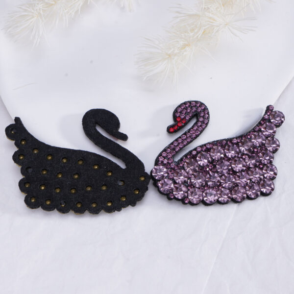 Wholesale Full Diamond Swan Water Diamond Embroidery DIY Patches