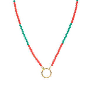 Color-block buckle chain