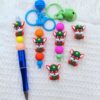 Wholesale 10pcs 3D Silicone Cute Cartoon DIY Beads
