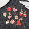 Wholesale Pink Valentine's Day Love Accessories Pendant