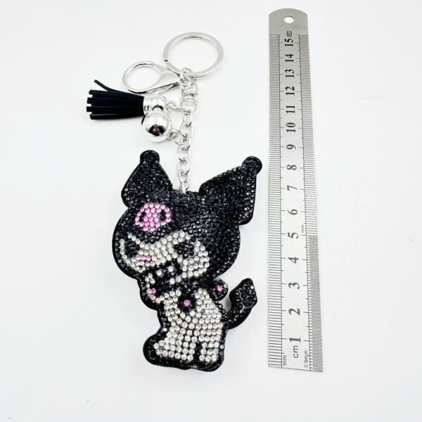 Wholesale 12pcs Cartoon Hot Diamond Keychain Diamond Crystal Star Keychai OLY Exclusive