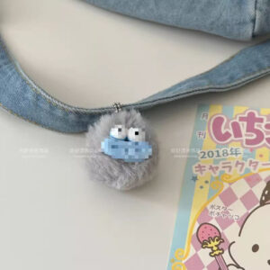 Sausage mouth hair ball pendant [gray one]]