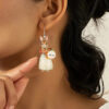 Wholesale Mr. and Mrs. Easter Rabbit Acrylic Earrings