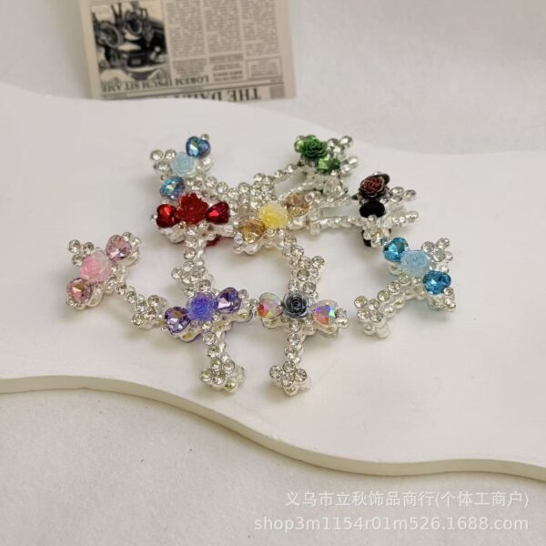 Wholesale DIY jewelry cross series designed with straight-hole beads