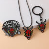 Wholesale Strange Things Stranger Things 4 Hellfire Club Brooch Keychain