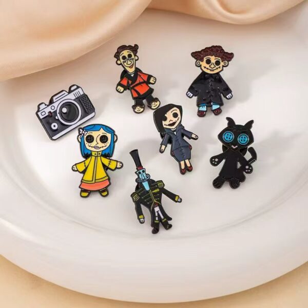 Wholesale anime metal anime badge brooch OLY Exclusive