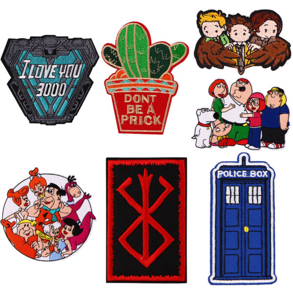 Wholesale Embroidery Patches Clothing Luggage Accessories OLY Exclusive