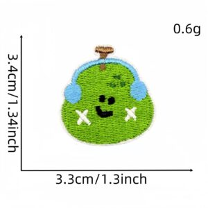 Cartoon animal cloth stickers 1#